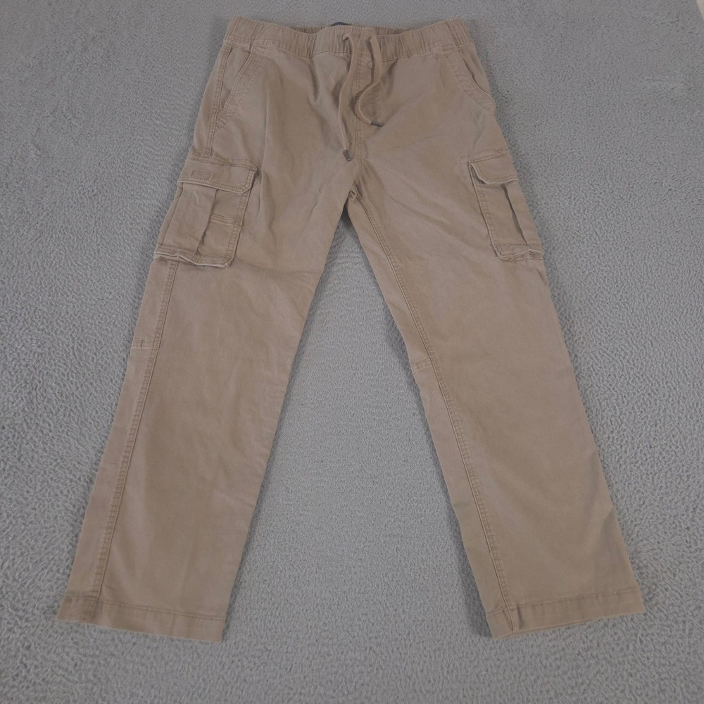 Aeropostale Pants Mens XL Straight Cargo Cotton‎ Stretch Drawstring Leg Utility